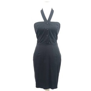 0086 Marc New York Black Cocktail Dress